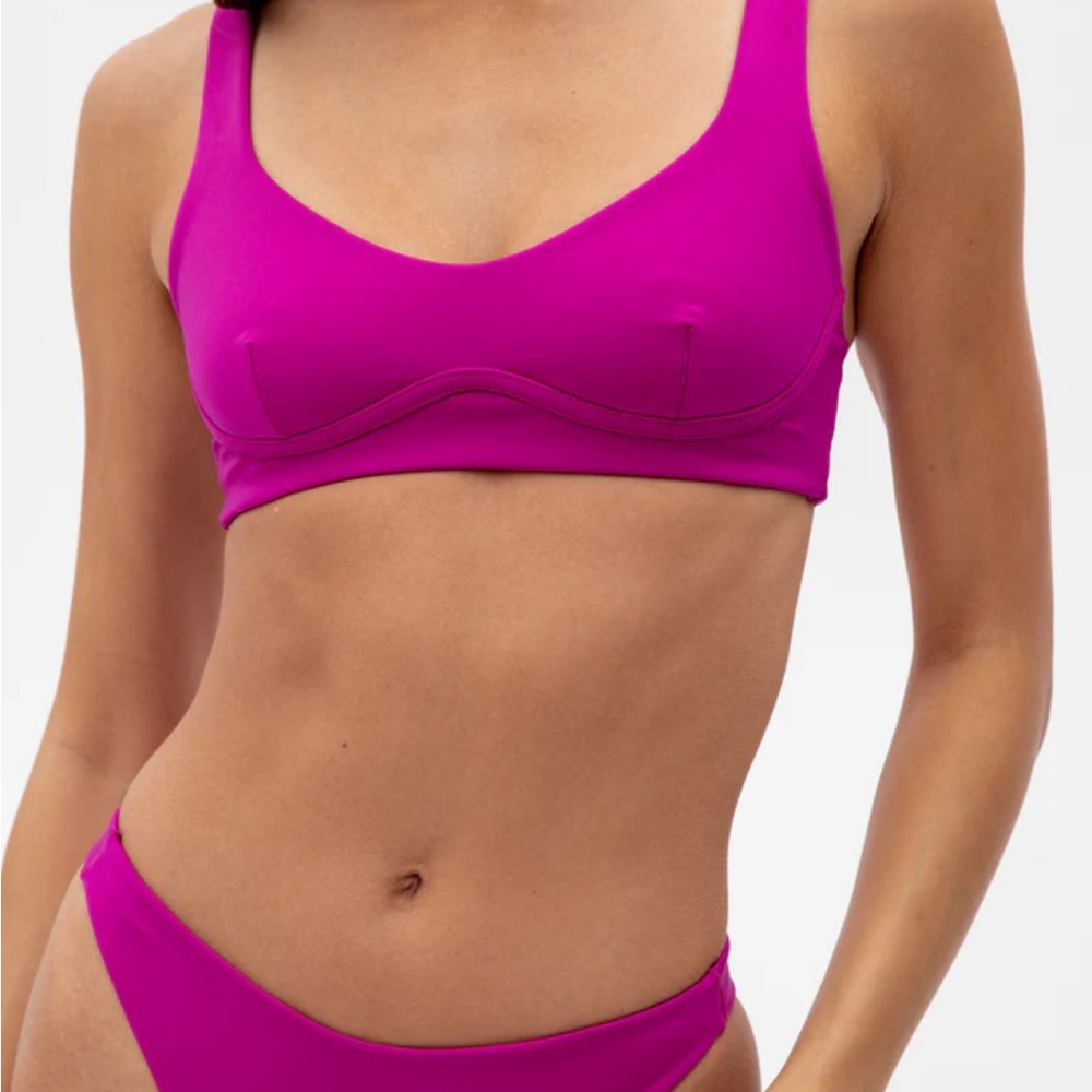 Left On Friday Bold Magenta Swimwear